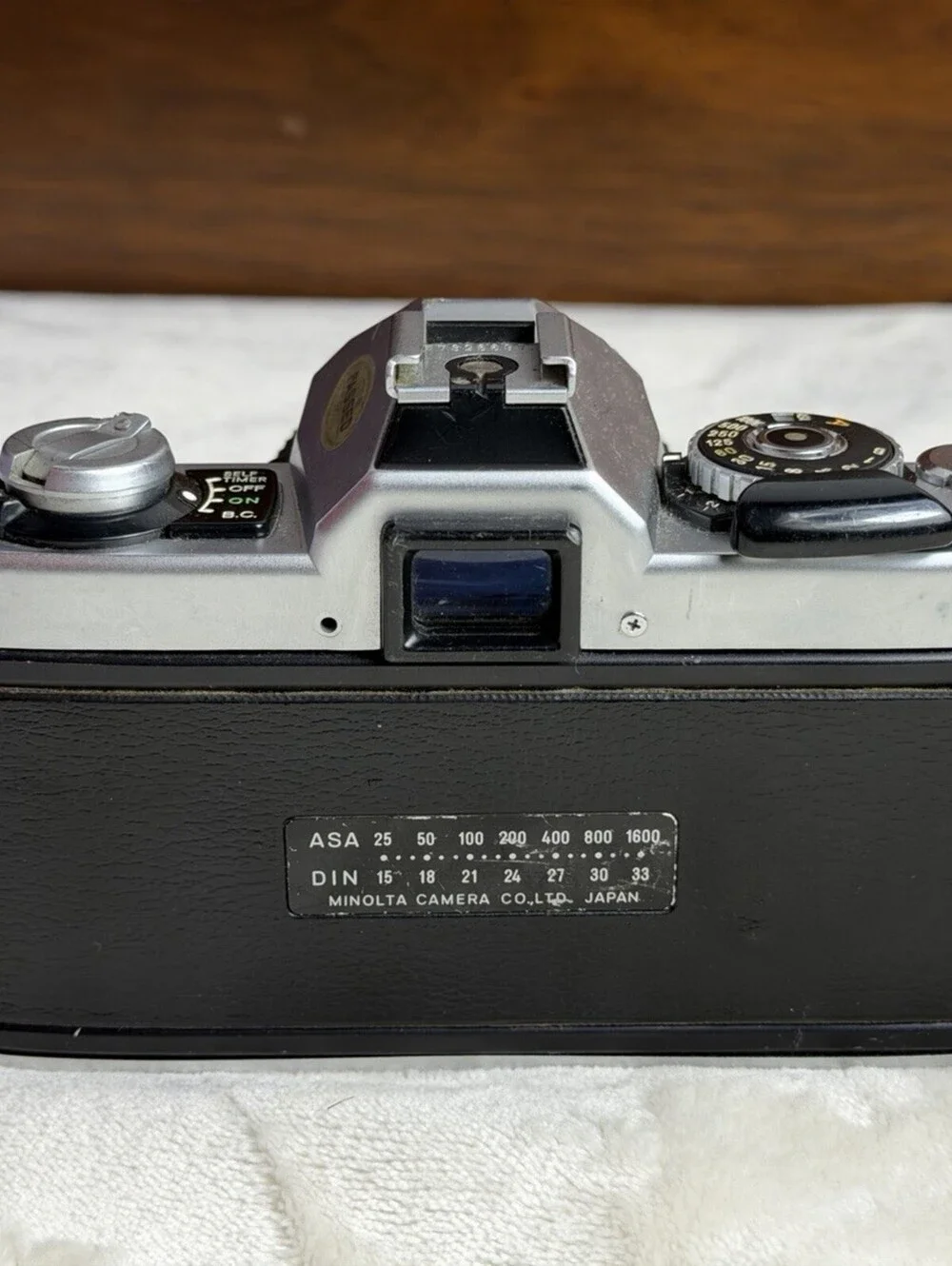Minolta XG-1 35mm SLR Film Camera Body w/ Vivitar 2X Macro Focus Teleconverter